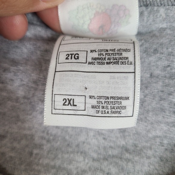 USA Patriotic T-Shirt God Blessed America T-Shirt XL Gray Short Sleeve - Picture 5 of 11